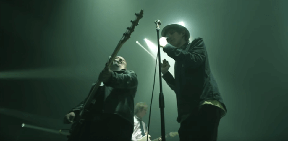 Still image from Rudely Interrupted's music video for Close My Eyes