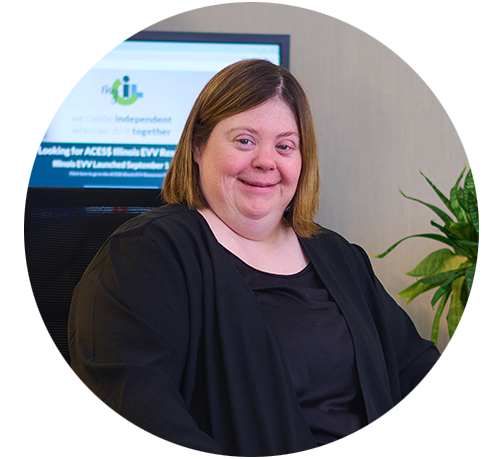 Sara Wolff, MyCIL's Independent Living / Self-Advocacy Specialist